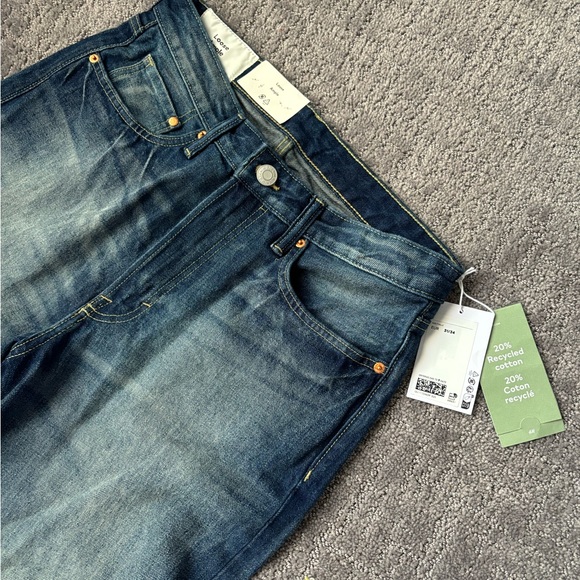 BRAND NEW H&M ORIGINAL MENS LOOSE AMPLE BAGGY JEANS, SIZE EUROPE 31/34 - Picture 5 of 6